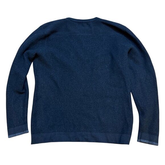 Smartwool Mens Crewneck Wool Sweater Black Cozy Warm Knit M - Picture 2 of 9